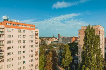 Wall Mural - An ordinary housing estate on a beautiful sunny day.