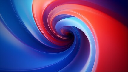Wall Mural - red and blue spiral abstract background with space for text. circle orbit rotation pattern with dyna