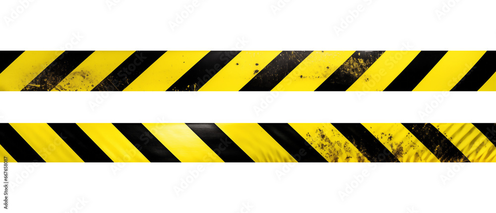 Yellow and black barricade tape Stock Photo | Adobe Stock