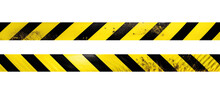 Yellow And Black Barricade Tape