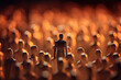 toy figurine of people. be unique. singularity and innovation mindset