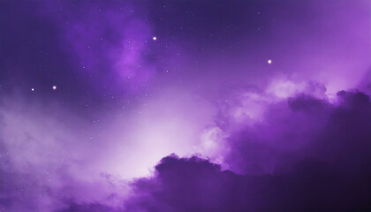 Wall Mural - purple gradient cosmic galaxy abstract nebula cloudscape hd phone wallpaper ai generated