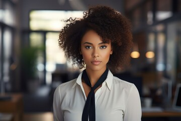 A Professional Woman in a Crisp, Clean Outfit