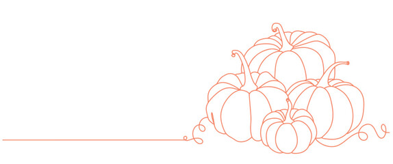 Wall Mural - Pumpkin thanksgiving element vector illustration