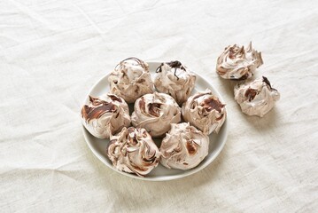 Wall Mural - Chocolate meringue cookies