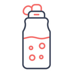 Canvas Print - Water Bottle Icon