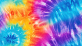Fototapeta  - Groovy Tie-Dye Textured Backdrop: Channeling the Retro Vibes of the '90s