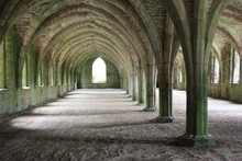 Fountains Abbey Cistercian Monastery Near Ripon Yorkshire