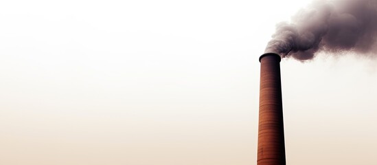 Poster - Smoke emission from a brown coal power plant chimney