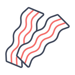 Canvas Print - Bacon Icon