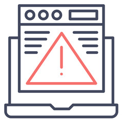 Sticker - Website Error Icon