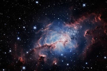 Wall Mural - Creative nebula in space