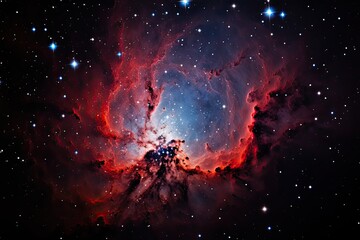 Wall Mural - Creative nebula in space