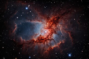 Wall Mural - Creative nebula in space