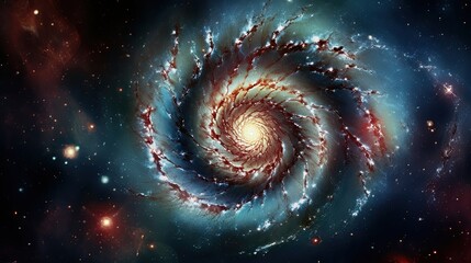 Wall Mural - Creative nebula in space