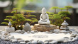Spokojny Budda: Mała Statuetka Spokoju, AI Generative