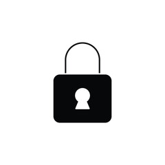 Wall Mural - Lock concept line icon. Simple element illustration.Lock concept outline symbol design.