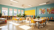 © vectorizer88 - Welcoming and vibrant classrooms ready to inspire eager young minds