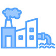 © Uniconlabs - Industrial Waste Blue Icon