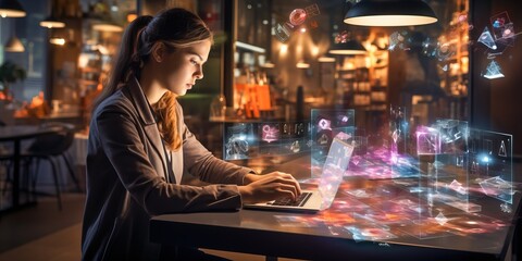 working on a technologically advance company, generative ai