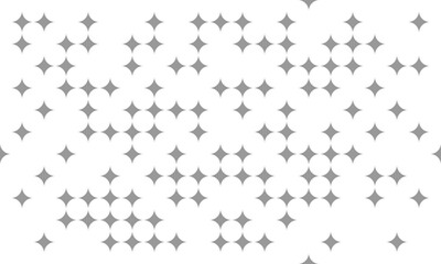 Wall Mural - grey stars seamless pattern. vector repeating texture.