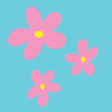 Fototapeta Motyle - Pink floral vector design that is suitable for use as an element in your design