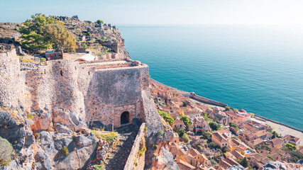 Travel, vacation or tour tourism in Greece- Monemvasia, Peloponnese