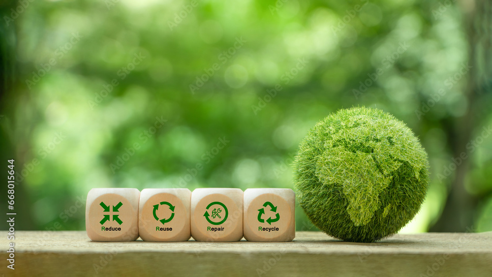 The 4R Principle: Reduce, Reuse, Repair and Recycle for Zero waste ...