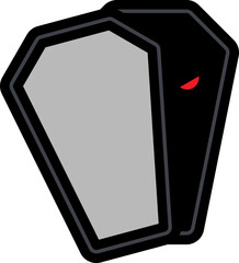 Poster - Coffin open icon