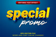 © yustika - Special promotion premium 3d editable vector text effect