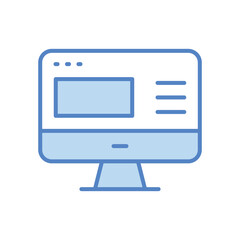 Web design icon isolate white background vector stock illustration