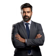 © Tony A - indian business man investor, rich ethnic ceo arms crossed.