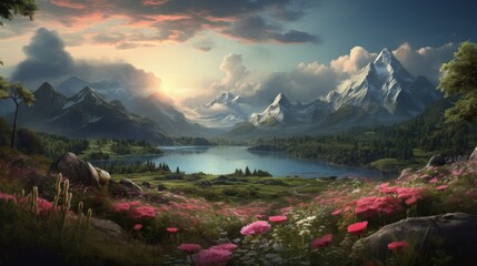 Wall Mural - stunning scenery