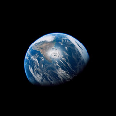 Wall Mural - isolated planet earth from space