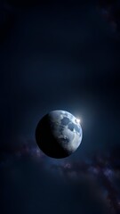 Wall Mural - Full moon background.