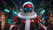 Robot Santa Claus - Christmas Robot with beard