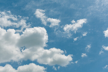 blue sky and clouds