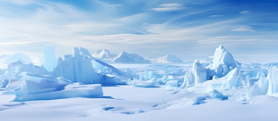 Wall Mural - Antarcticas icy landscape