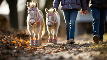Children Leaving Out Carrots And Hay In Wooden Clogs For Sinterklaas' Horse And Setting Out Their Shoes, Eagerly Awaiting The Surprises He Will Leave Behind