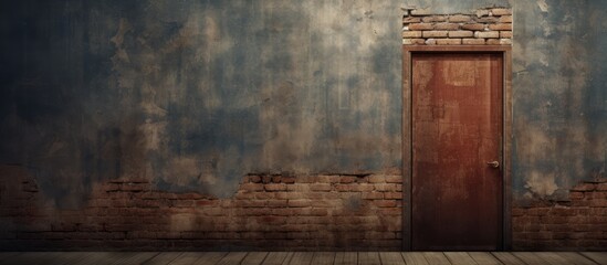 Poster - A worn out house entrance