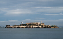 View Of Alcatraz Island In Sunlight