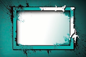 Wall Mural - Grunge frame with space for your text