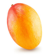 Sweet Mango Isolated On The White Background. Clipping Path