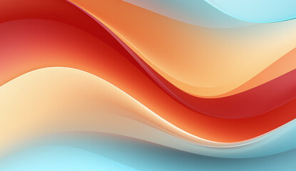 Wall Mural - Colorful technology waves abstract background