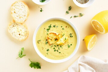 Wall Mural - Cauliflower cheese soup