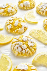 Wall Mural - Lemon crinkle cookies