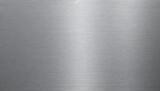 Fototapeta Do przedpokoju - fine brushed wide metal steel or aluminum plate