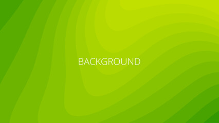 Wall Mural - Lime green abstract background with sharp wavy lines and gradient transition, dynamic fluid shape