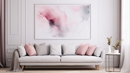 Canvas Print - modern bright interior