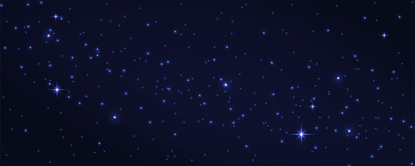 Wall Mural - concept of web banner. magic color galaxy. horizontal space background with realistic nebula, stardu